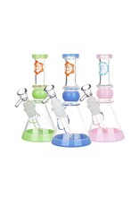 7" Om Sweet Om Chakra Beaker Water Pipe