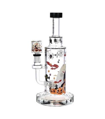 Pulsar 10" Pulsar Laughing Jack-O-Lantern Matrix Perc Water Pipe