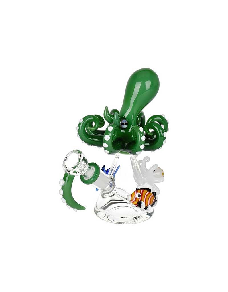 6" Sculpted Octopus Reef Water Pipe