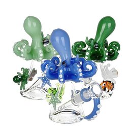 6" Sculpted Octopus Reef Water Pipe