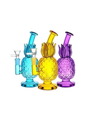 8" Hospitality Glass Pineapple Water Pipe