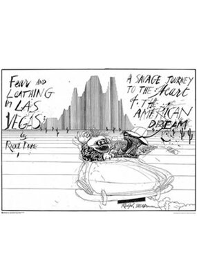 Ralph Steadman - Fear and Loathing Savage Journey Poster 36"x24"