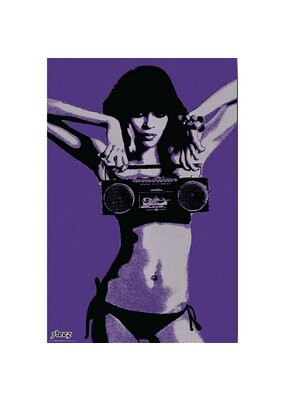 Steez - Bikini Boombox Poster 24" x 36"