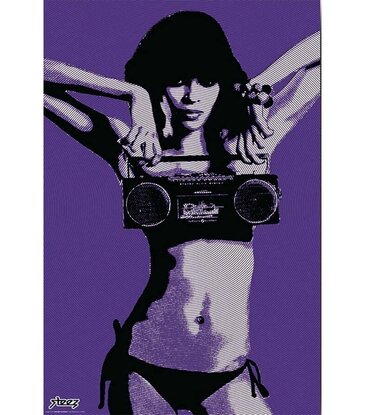 Steez - Bikini Boombox Poster 24" x 36"