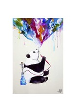 Marc Allante - Hookah Panda Bear Poster 24"x36"