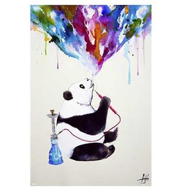 Marc Allante - Hookah Panda Bear Poster 24"x36"