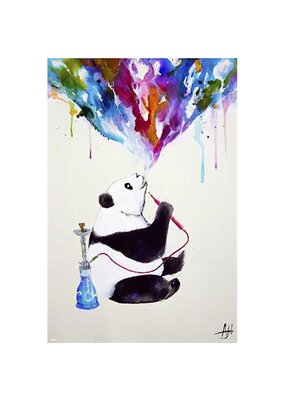 Marc Allante - Hookah Panda Bear Poster 24"x36"