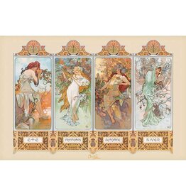 Mucha - The Four Seasons Poster 36"x24"