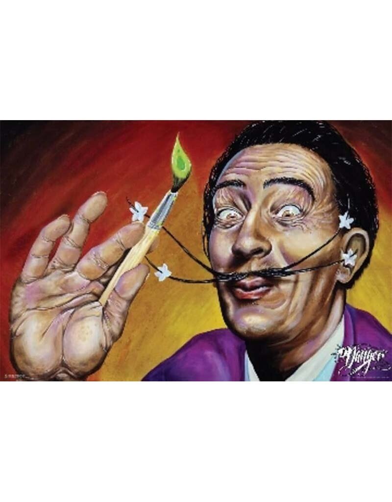 James Danger - Dali Portrait Poster 36"x24"