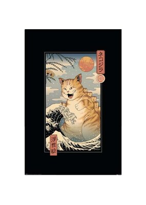 Vincent Trinidad - Catzilla Ukiyoe 24"x36"