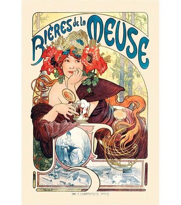 Mucha - Bieres De La Meuse Poster 24"x36"