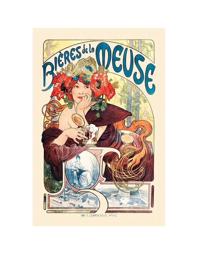Mucha - Bieres De La Meuse Poster 24"x36"