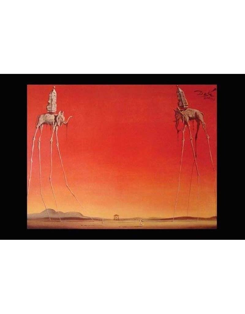 Dali - Les Elephants Poster 36"x24"
