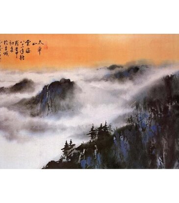 Mao - Mountain Tops Poster 36"x24"