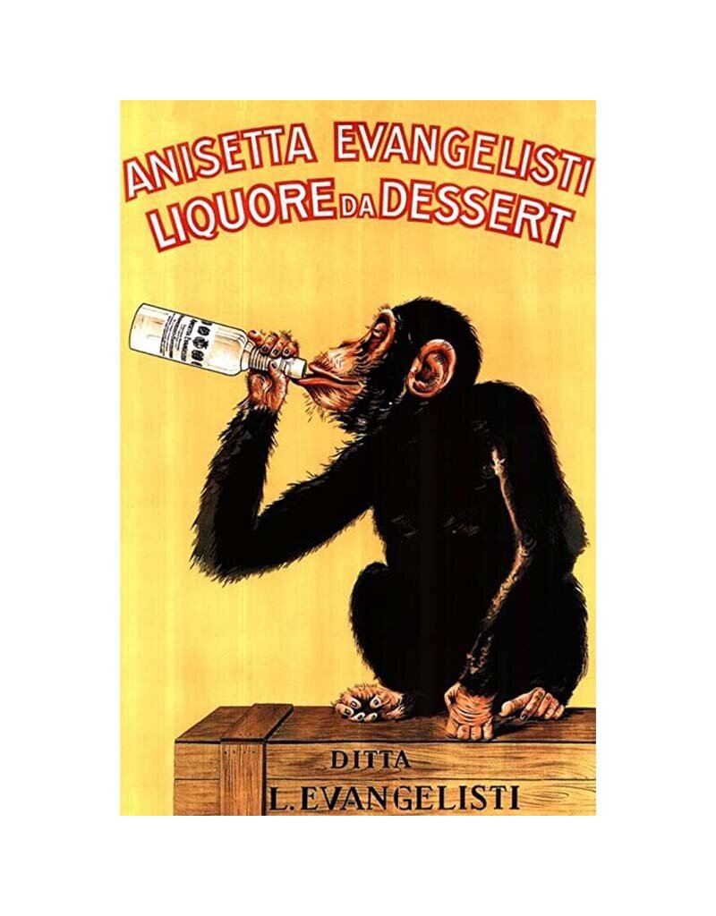 Anisetta Evangelisti Liquore Da Dessert 24"x36"