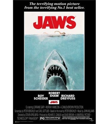Jaws - One Sheet Poster 24"x36"