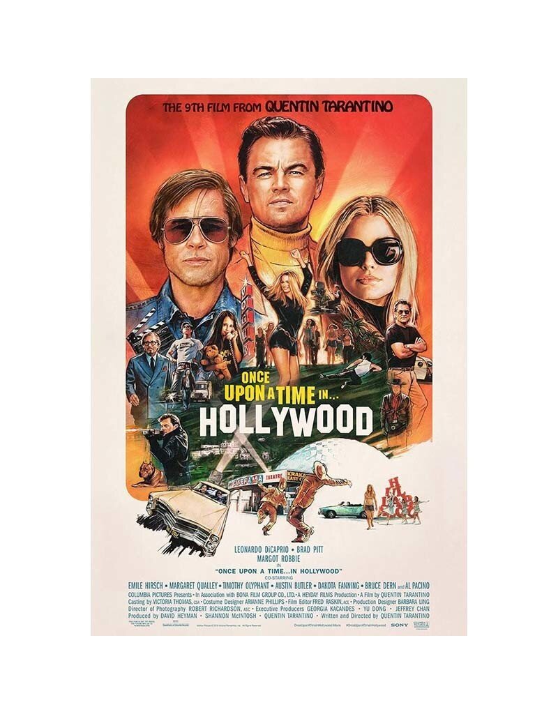 Once Upon A Time in Hollywood Poster 24"x36"
