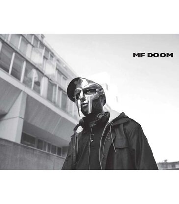 MF Doom - Black & White Portrait Poster 36"x24"