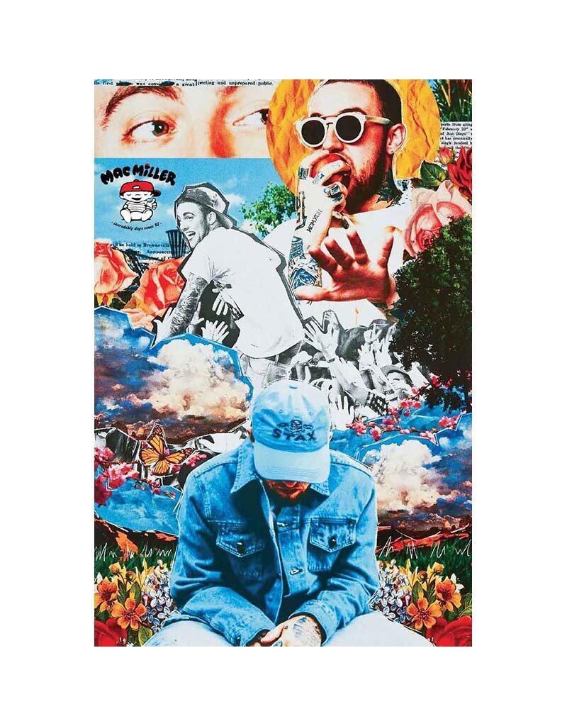 Mac Miller - Collage Poster 24"x36"