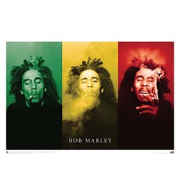Bob Marley - Smoke Trio Poster 36"x24"