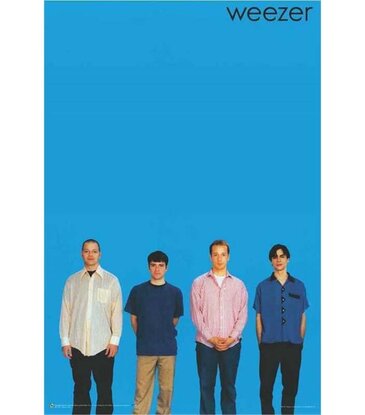 studio b Weezer - Blue Album Poster 24" x 36"