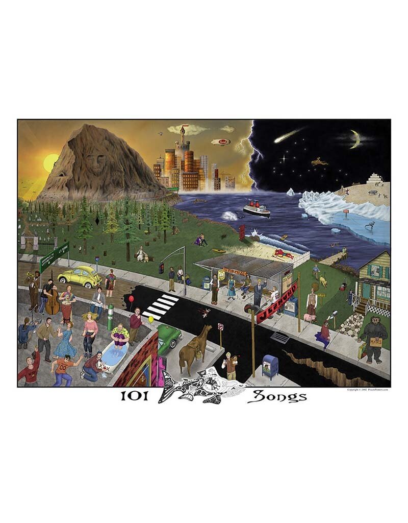 Phish - 101 Phish Songs Poster 31"x24"