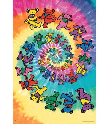 Grateful Dead - Bears Spiral Poster 24"x36"