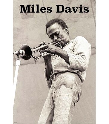 Miles Davis - Trumpet Poster 24"x36"