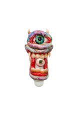 5" Monster Mouth Eye Mike Glass Hand Pipe