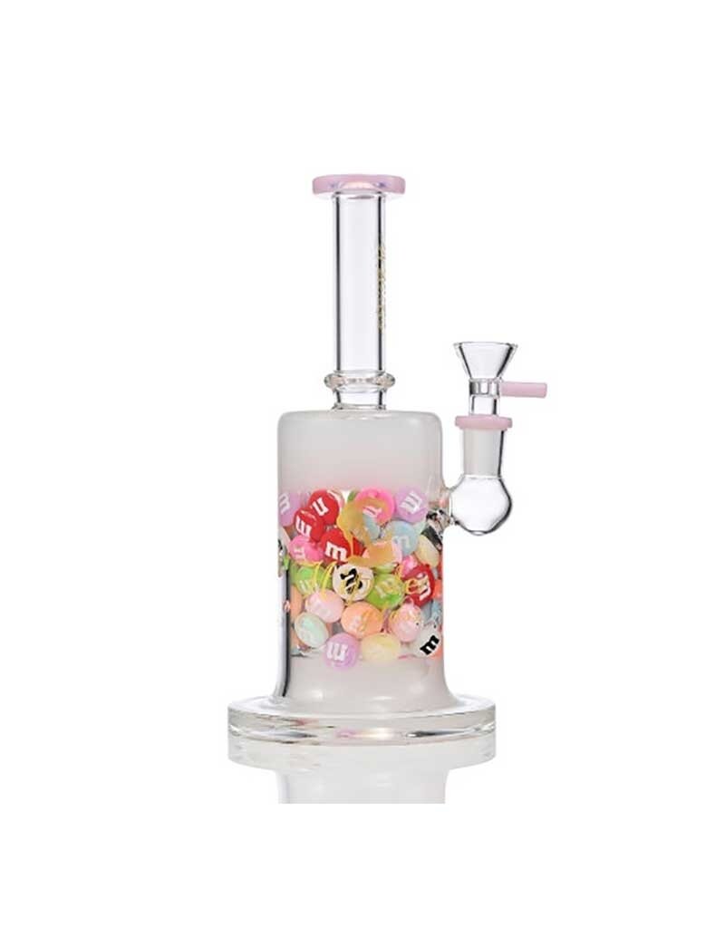 11" Hipster Frosted Encased Candy Water Pipe
