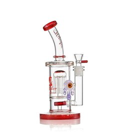 11" Hipster 12 Arm Worked Tree Perc Water Pipe