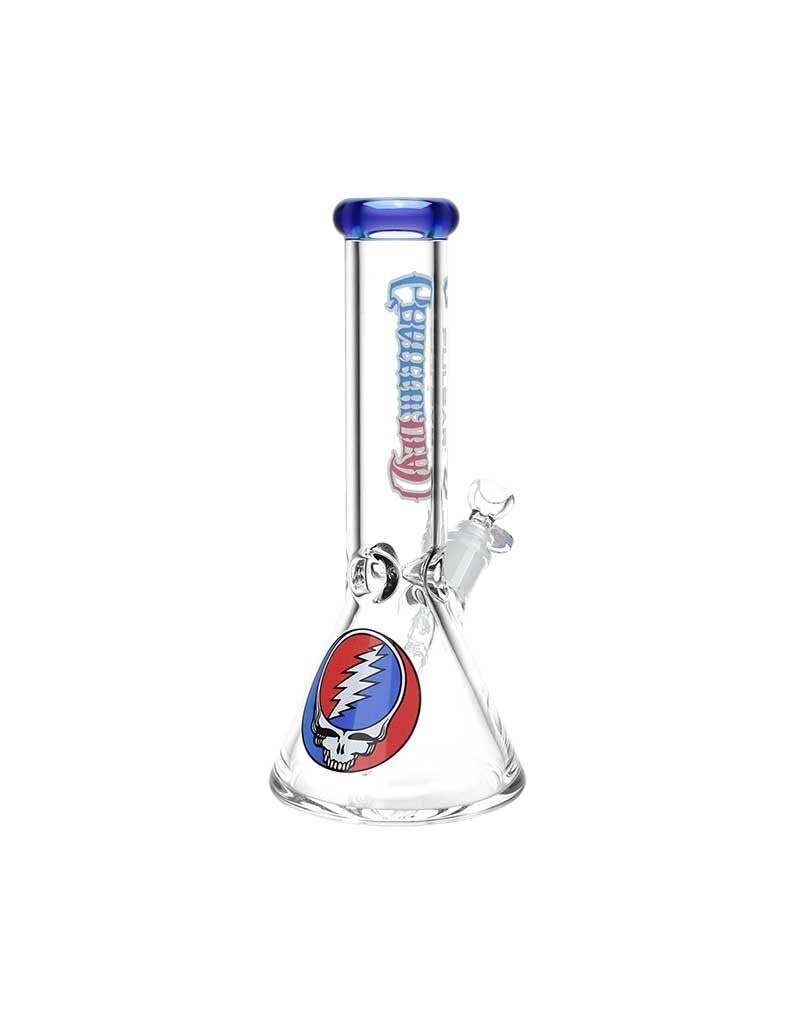 11.75" Pulsar Grateful Dead Steal Your Face Beaker Water Pipe