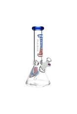 11.75" Pulsar Grateful Dead Steal Your Face Beaker Water Pipe