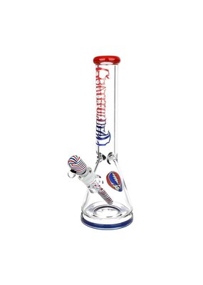15" Pulsar Grateful Dead Liberty Beaker Water Pipe