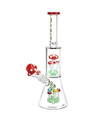 Pulsar 11.75" Pulsar Shroom Life Glass Beaker Water Pipe