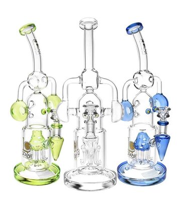 Lookah 12.5" Lookah Glass Robot Recycler Water Pipe