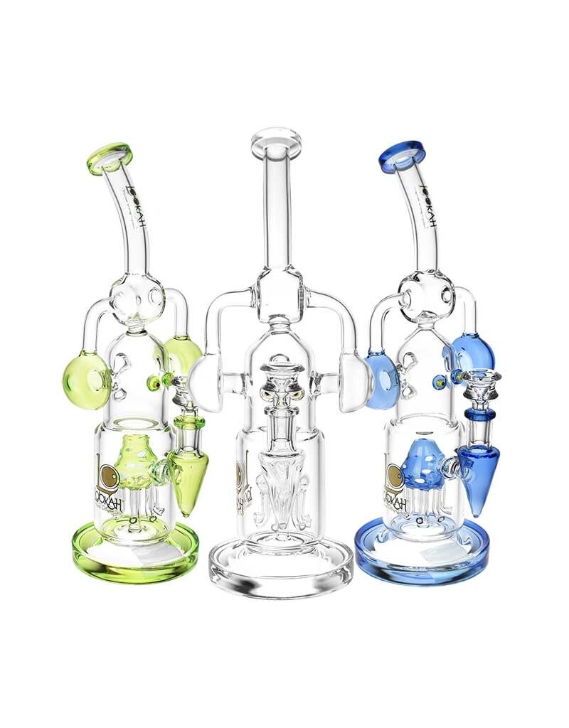 12.5" Lookah Glass Robot Recycler Water Pipe
