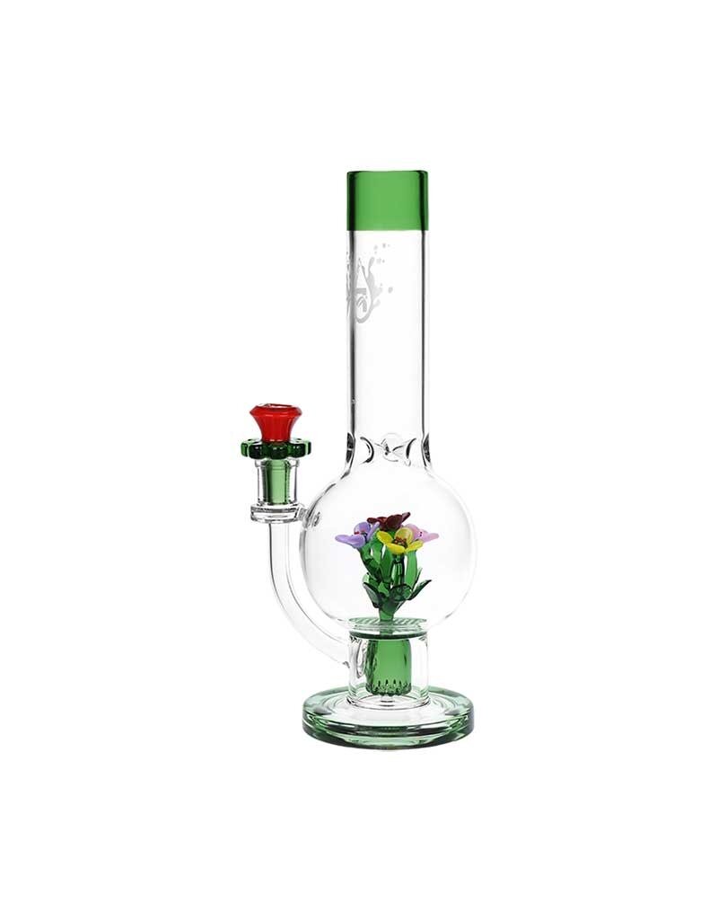 12" Pulsar Chill Flowerz Glass Water Pipe