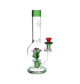 12" Pulsar Chill Flowerz Glass Water Pipe