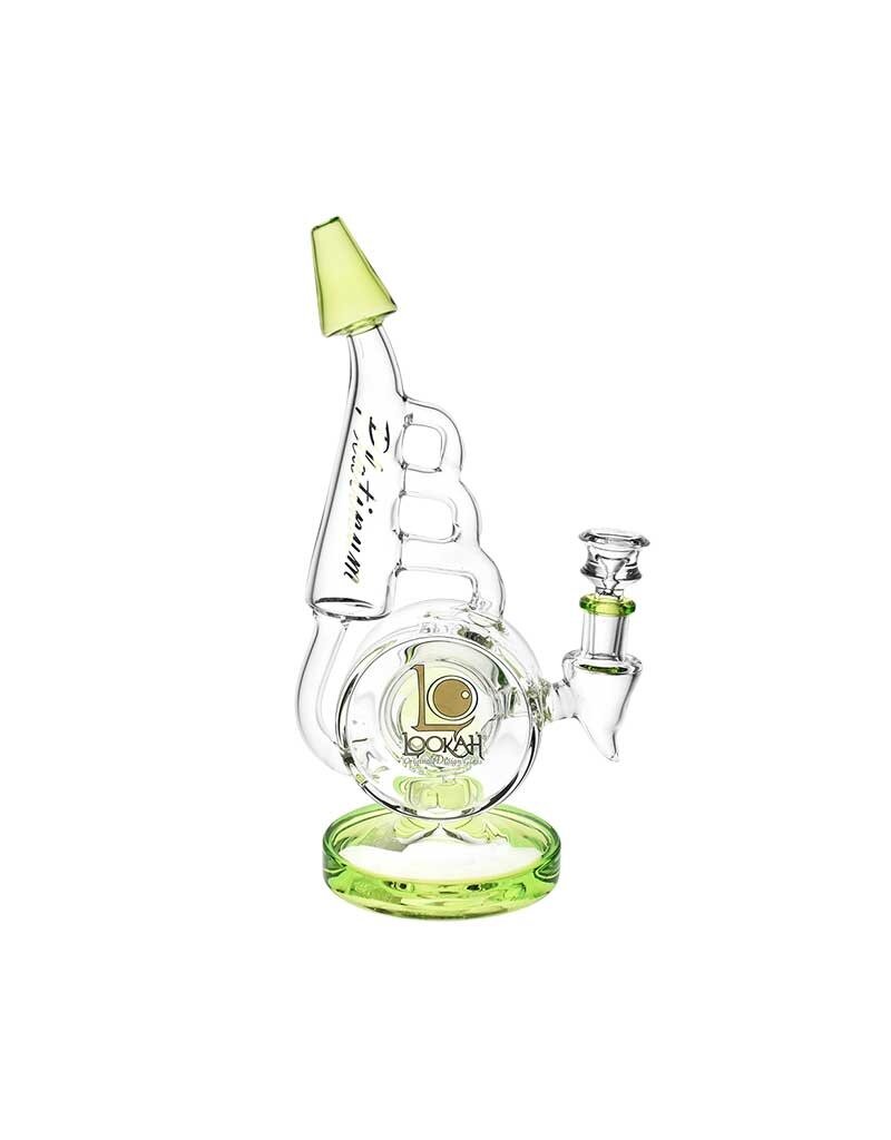 10.5" Lookah Glass Horn Recycler Water Pipe