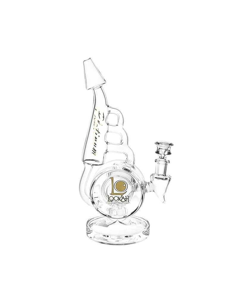 10.5" Lookah Glass Horn Recycler Water Pipe