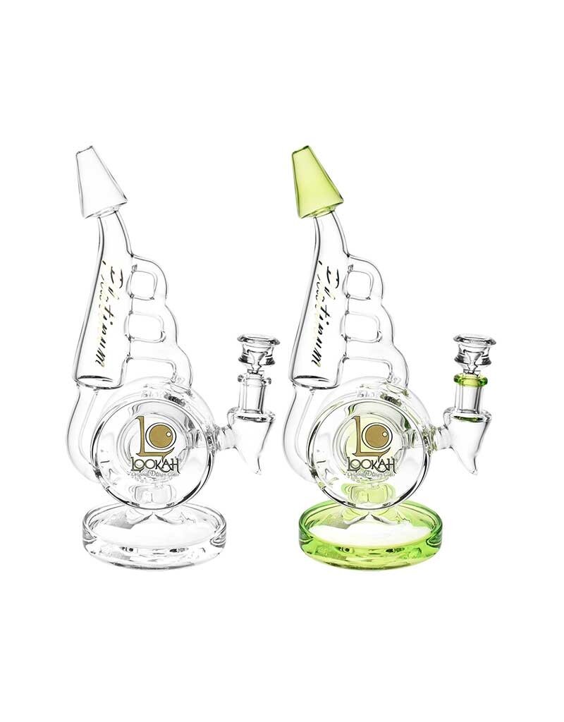 10.5" Lookah Glass Horn Recycler Water Pipe