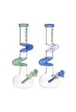 15" Pulsar Paths Of Joy Zig Zag Water Pipe