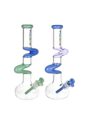 15" Pulsar Paths Of Joy Zig Zag Water Pipe