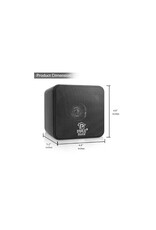 Pyle® 200-Watt 4-In. Mini-Cube Bookshelf Speaker Set - Black