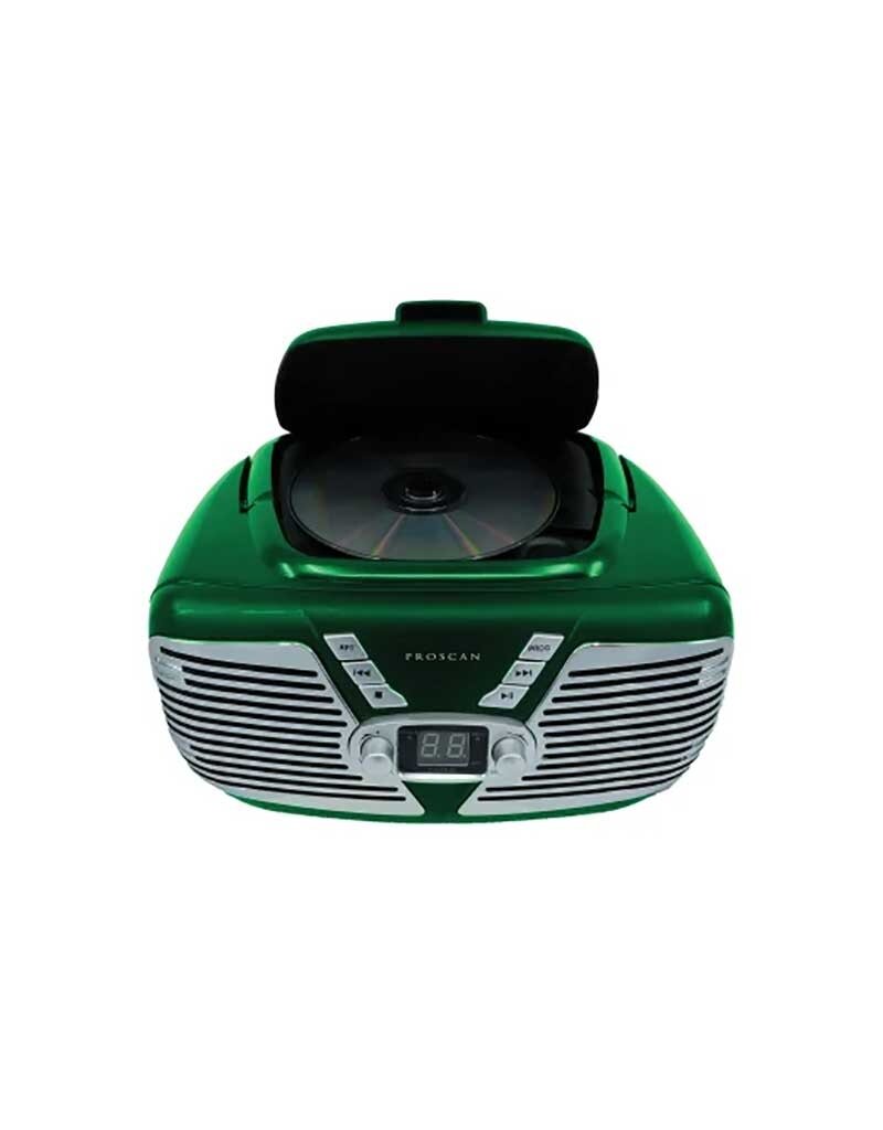 Proscan® Retro-Style CD/Radio Boom Box PRCD211 - Green