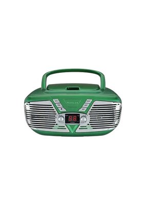 Proscan® Retro-Style CD/Radio Boom Box PRCD211 - Green