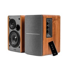 Edifier 42-Watt Continuous-Power Amplified Bookshelf Speakers R1280T - Brown