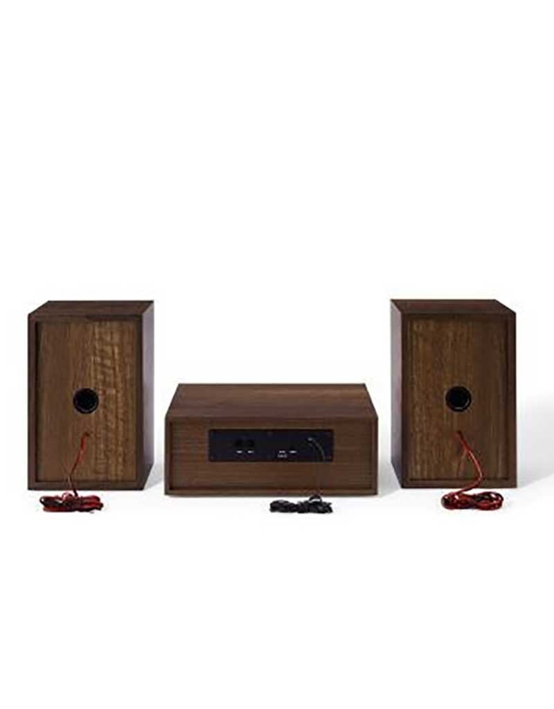 Crosley Parker CD Player / Radio with Speakers - Walnut