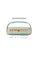 Supersonic Retro Portable AM/FM Radio w/ Bluetooth - Blue